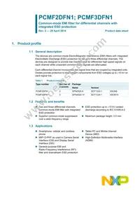 PCMF3DFN1X Datasheet Page 2