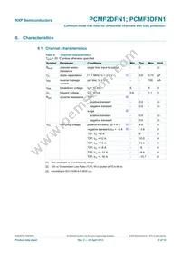 PCMF3DFN1X Datasheet Page 5