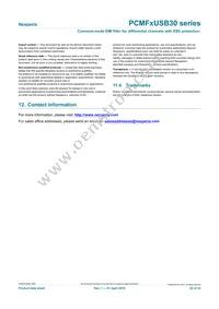 PCMF3USB30Z Datasheet Page 22