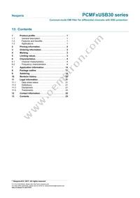 PCMF3USB30Z Datasheet Page 23