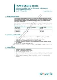 PCMF3USB3SZ Datasheet Cover