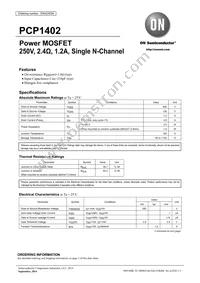 PCP1402-TD-H Datasheet Cover