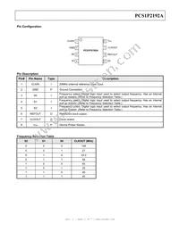 PCS1P2192AG-08SR Datasheet Page 2