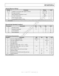 PCS1P2192AG-08SR Datasheet Page 3