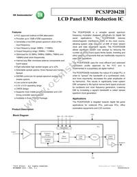 PCS3P2042BG-08TT Datasheet Cover