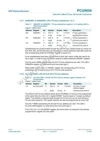 PCU9654PW Datasheet Page 13