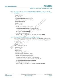 PCU9654PW Datasheet Page 22