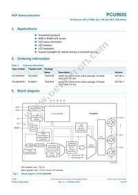PCU9655PW Datasheet Page 3
