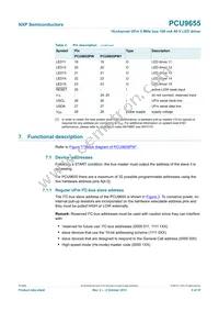 PCU9655PW Datasheet Page 5