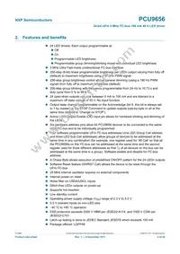 PCU9656B Datasheet Page 2