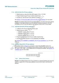 PCU9656B Datasheet Page 7