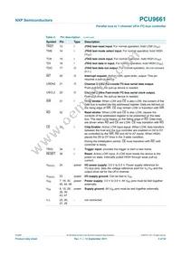 PCU9661B Datasheet Page 5