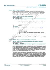 PCU9661B Datasheet Page 22