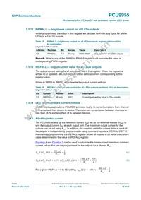 PCU9955TW Datasheet Page 18