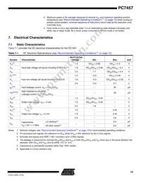 PCX7457VGU933NC Datasheet Page 19