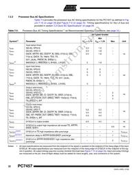 PCX7457VGU933NC Datasheet Page 22