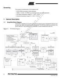 PCX755CVZFU400LE Datasheet Page 2