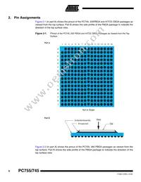 PCX755CVZFU400LE Datasheet Page 6