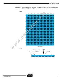 PCX755CVZFU400LE Datasheet Page 7