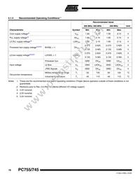 PCX755CVZFU400LE Datasheet Page 16