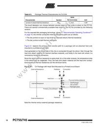 PCX755CVZFU400LE Datasheet Page 18