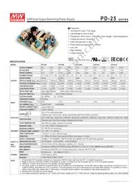 PD-25A Datasheet Cover