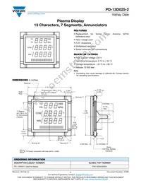 PD013D02502S51 Datasheet Cover