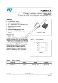 PD55003L-E Datasheet Cover