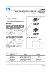 PD55003STR-E Datasheet Cover