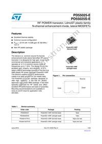 PD55025STR-E Datasheet Cover