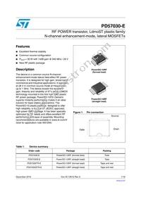 PD57030-E Datasheet Cover