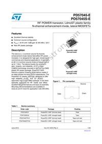 PD57045S-E Datasheet Cover