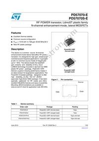 PD57070S-E Datasheet Cover