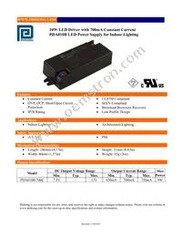 PDA010B-700C Datasheet Cover
