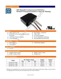 PDA041W-700B Datasheet Cover