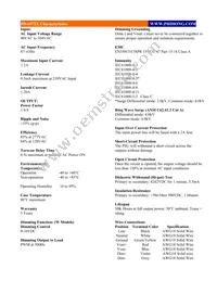 PDA072W-3A0G Datasheet Page 2