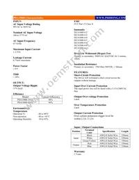 PDA100B-48VG Datasheet Page 2
