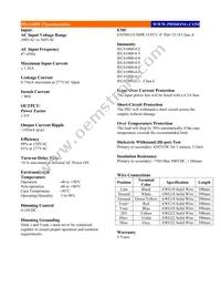 PDA100W-700GD Datasheet Page 2