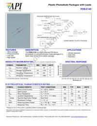 PDB-C145 Datasheet Cover