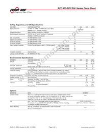 PDC500-1024F Datasheet Page 3