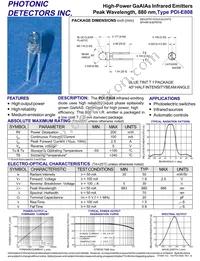 PDI-E808 Datasheet Cover