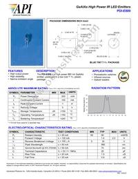 PDI-E809 Datasheet Cover