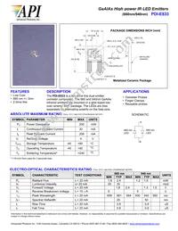 PDI-E833 Datasheet Cover