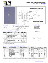 PDI-E835 Datasheet Cover