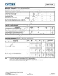 PDS1040CTL-13 Datasheet Page 2