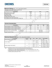 PDS1040Q-13 Datasheet Page 2