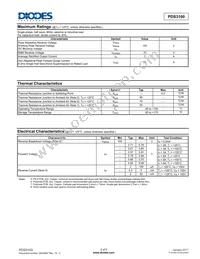 PDS3100-13 Datasheet Page 2