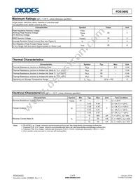 PDS340Q-13 Datasheet Page 2