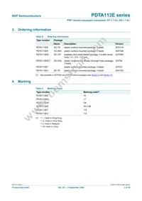 PDTA113ES Datasheet Page 4