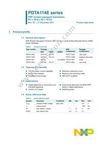 PDTA114EEAF Datasheet Page 2